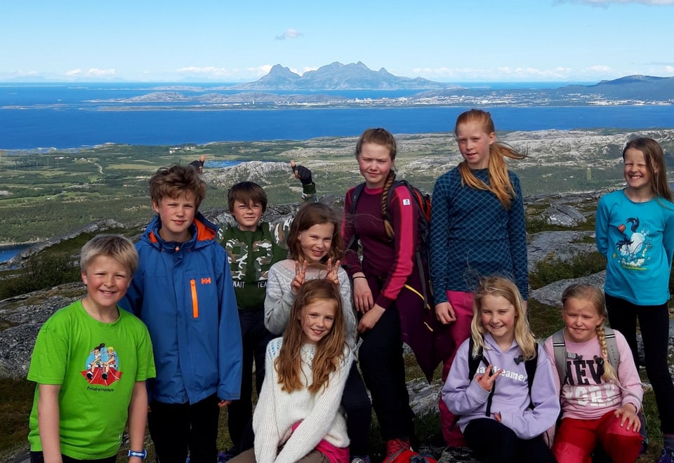 Sommerleir på Gjælentunet utenfor Bodø, sommer 2019