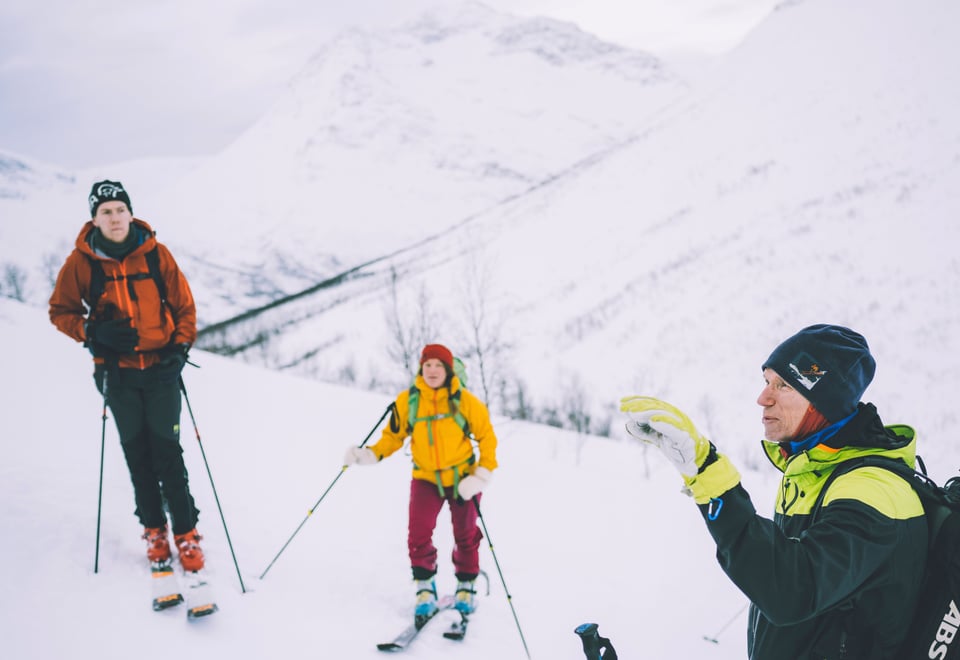 Skredkurs med Troms Turlag. Februar 2020.  Skredkurs med Troms Turlag. Februar 2020. 