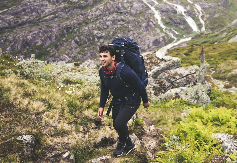 På vei fra Nørdstedalseter til Arentzbu