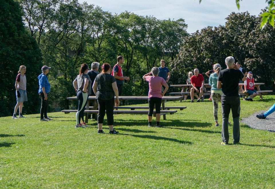 Blinkskudd fra Friluftstrimmen. 