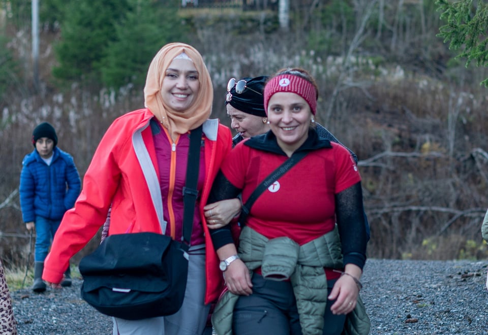 Familie tur til Eiksetra