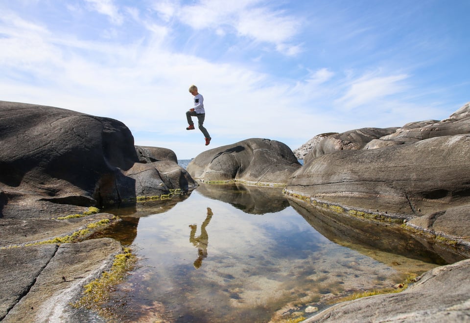 Tur til Dethloff-hytta i Øygarden, 2020.