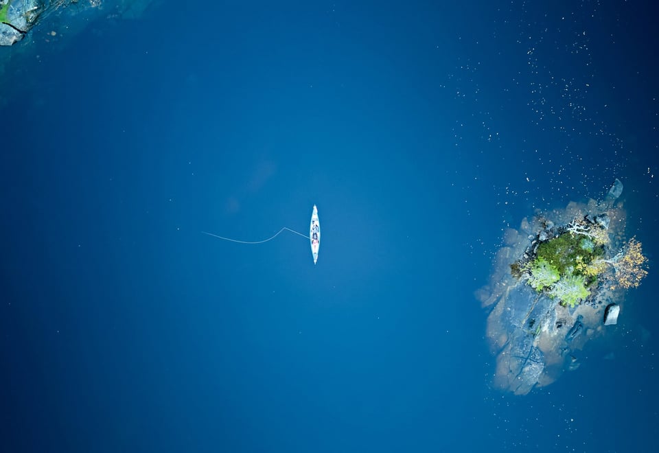 Fisketur med vennegjeng til Katnosdammen, Nordmarka.