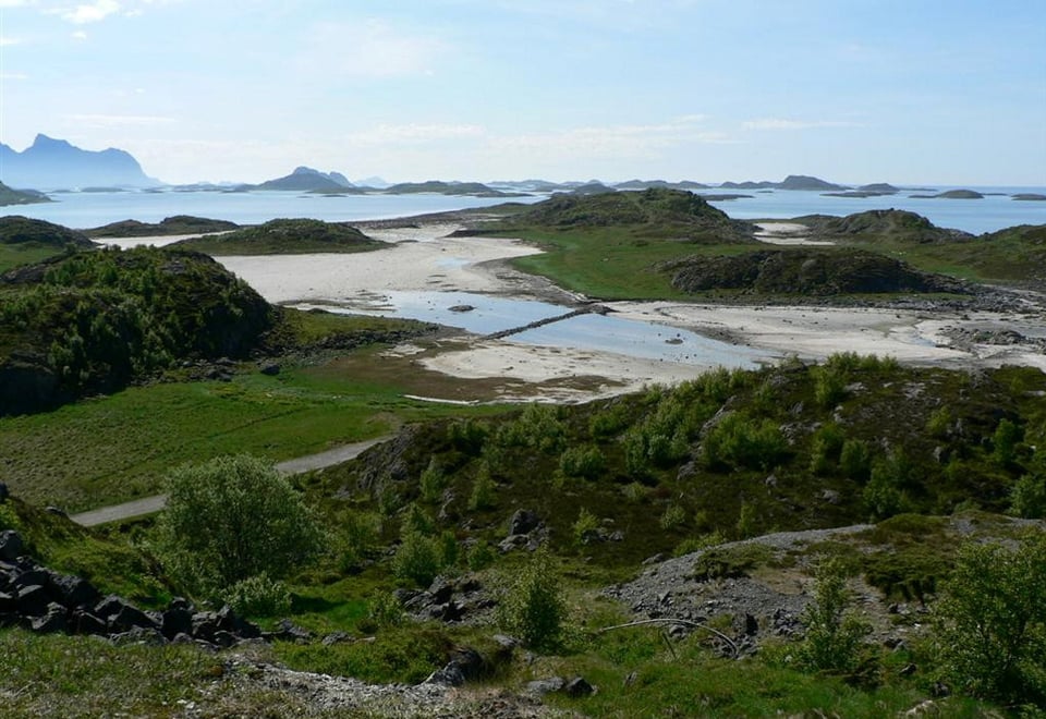kystlandskap med strender