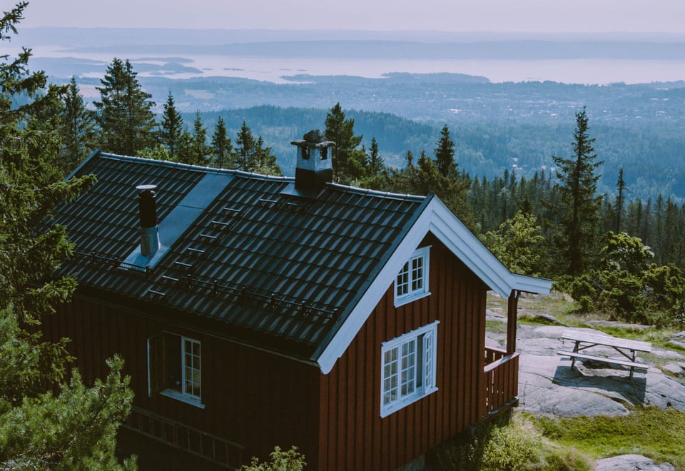 Hovdehytta i Vestmarka