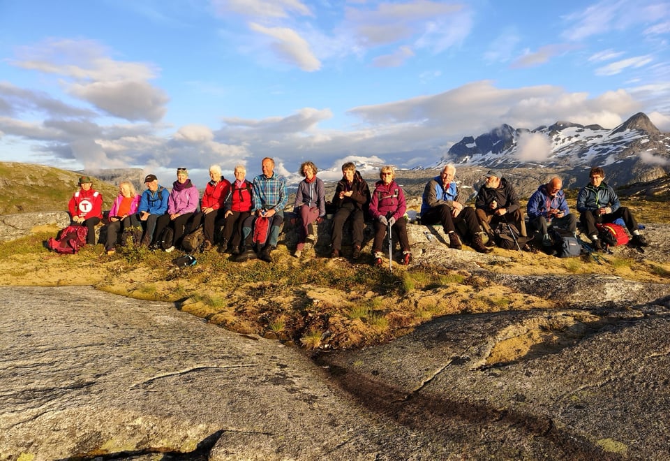 Tur til Blåfjell med seniorgruppa