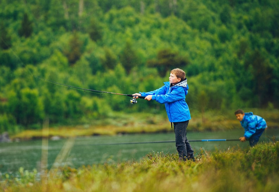 Barnas turlag med familicamp på Sota sæter i Juli 2015.
