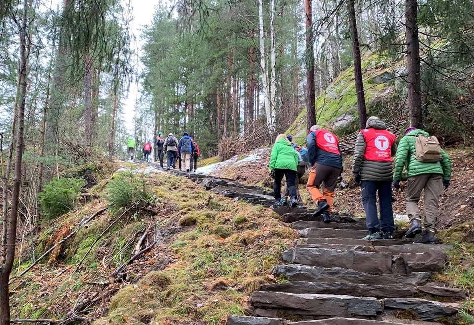 Tur på ny sherpasti i Ås Kommune, oktober 2019.
