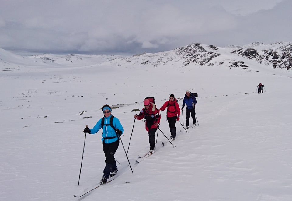Vinterskitur i fjellet