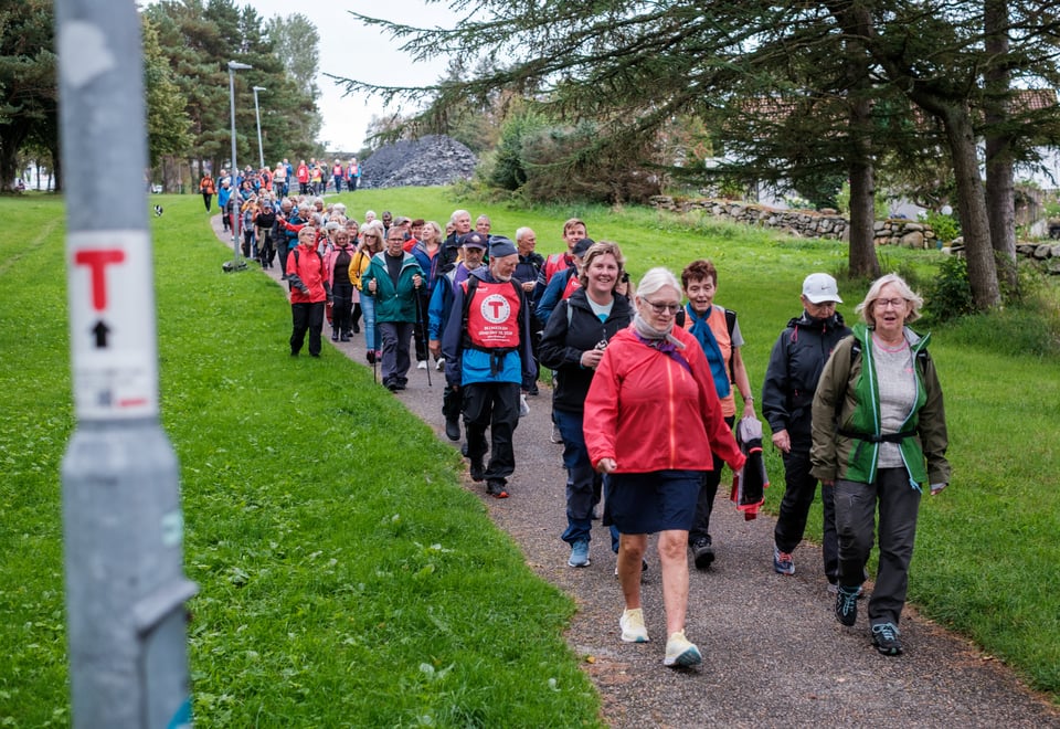 52 hverdagsturer, hverdagstur med Rune Bjerga i samarbeid med Stavanger kommune. Tjensvollturen. Rød T.