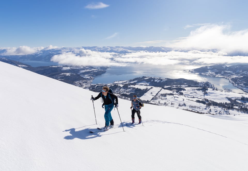 Tur til Torefjell i Kvam, 15. mars 2023.