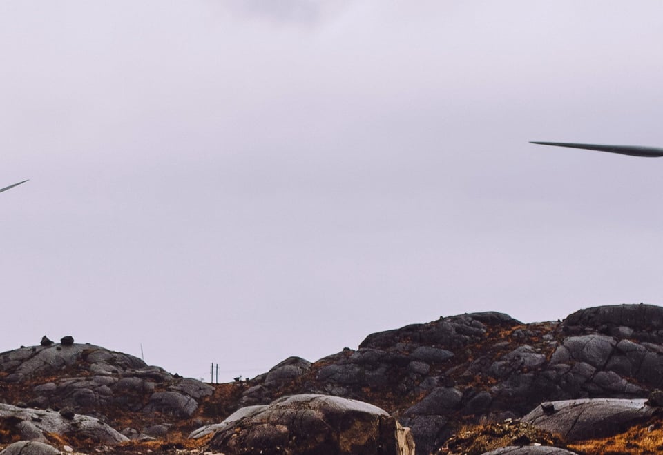 Vindkraftbefaring i Egersund Vindkraftverk.