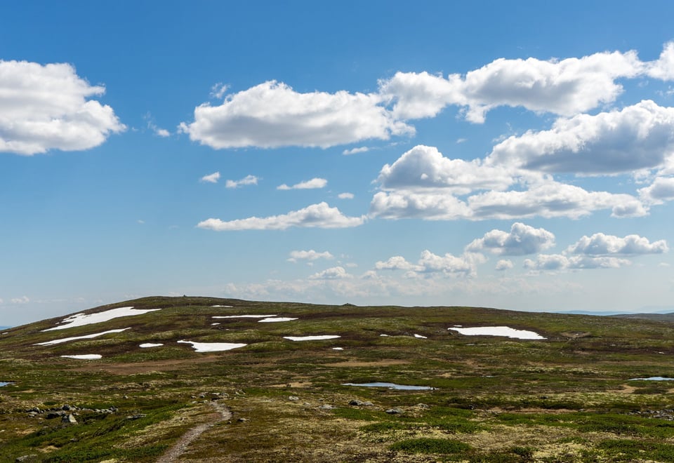 Mellom Tuva og Taterungskampen.