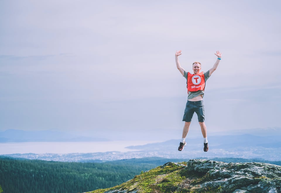 Topp 7 i Bymarka utenfor Trondheim. 