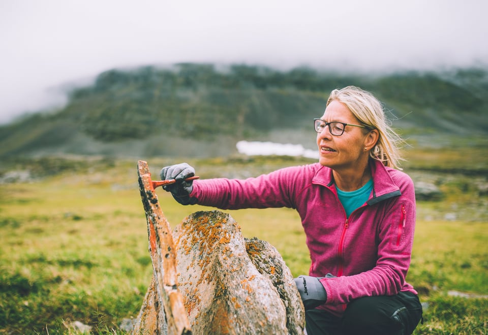 Siste uken av NRKs sommersending i 2018 gikk gjennom Indre Troms via både Sverige og Finland. Her på vei mot Gappohytta.