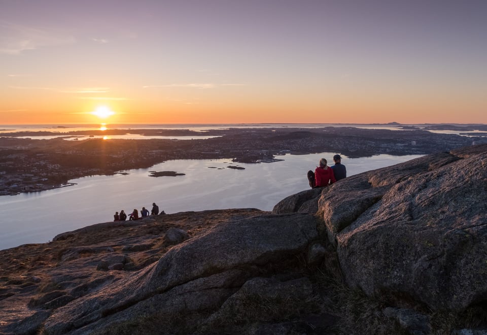 Solnedgangstur til Dalsnuten