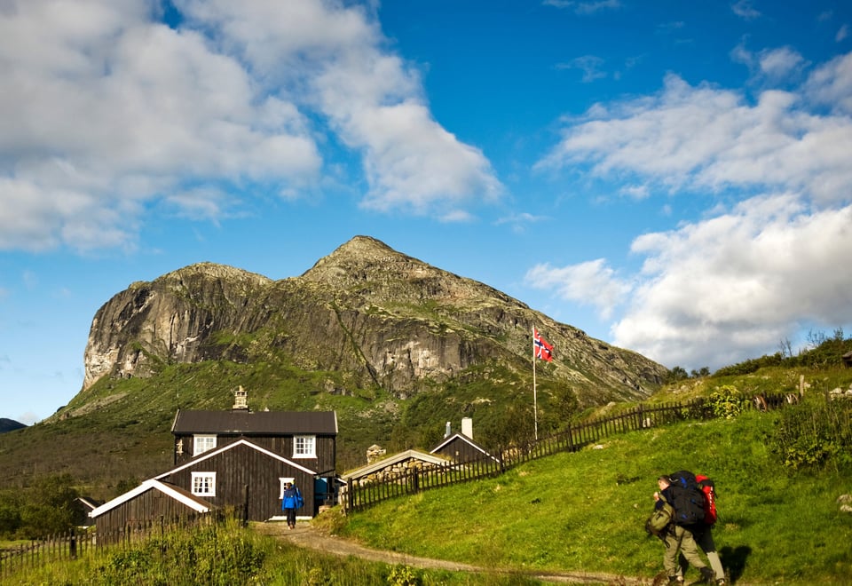 Gjendebu med Historiske Vandreruter logo