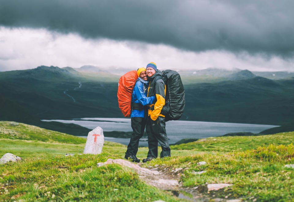 Skarvheimen mellom Geiterygghytta, Kongshelleren og Iungsdalshytta