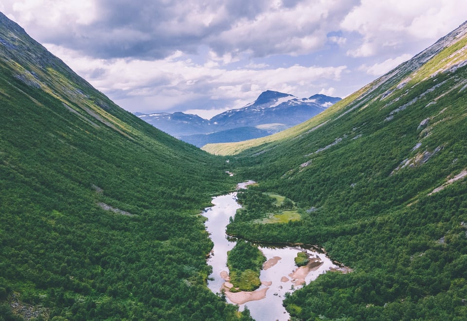 Andre etappe av trekanten i Trollheimen mellom Jøldalshytta og Trollheimshytta. 