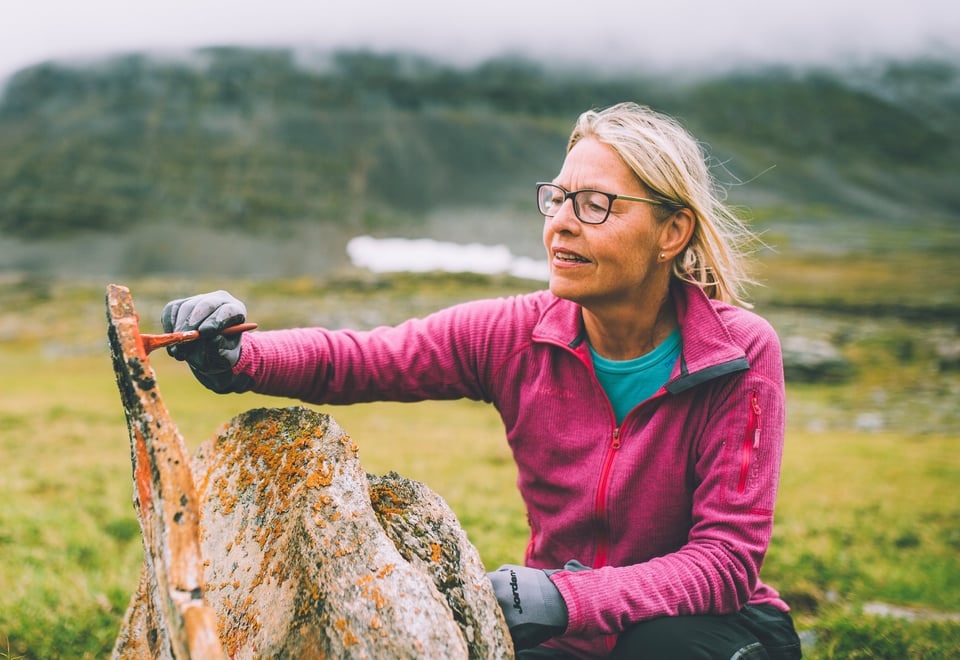 Siste uken av NRKs sommersending i 2018 gikk gjennom Indre Troms via både Sverige og Finland. Her på vei mot Gappohytta.
