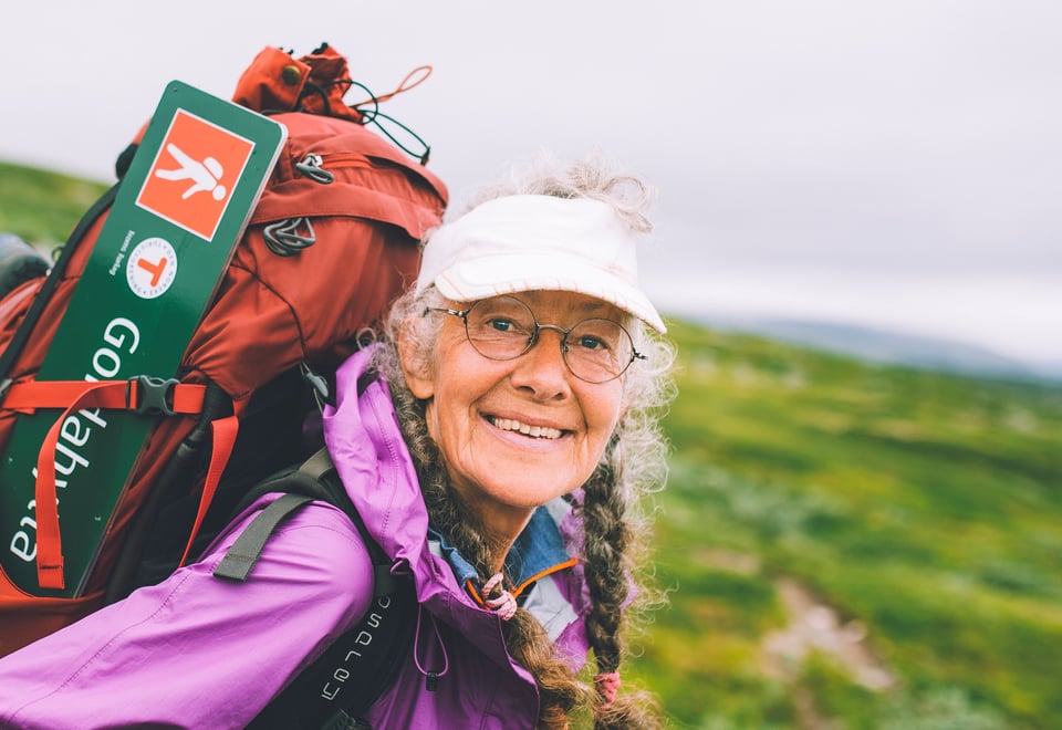 Siste uken av NRKs sommersending i 2018 gikk gjennom Indre Troms via både Sverige og Finland. Bildet er fra turen mot Goldahytta.