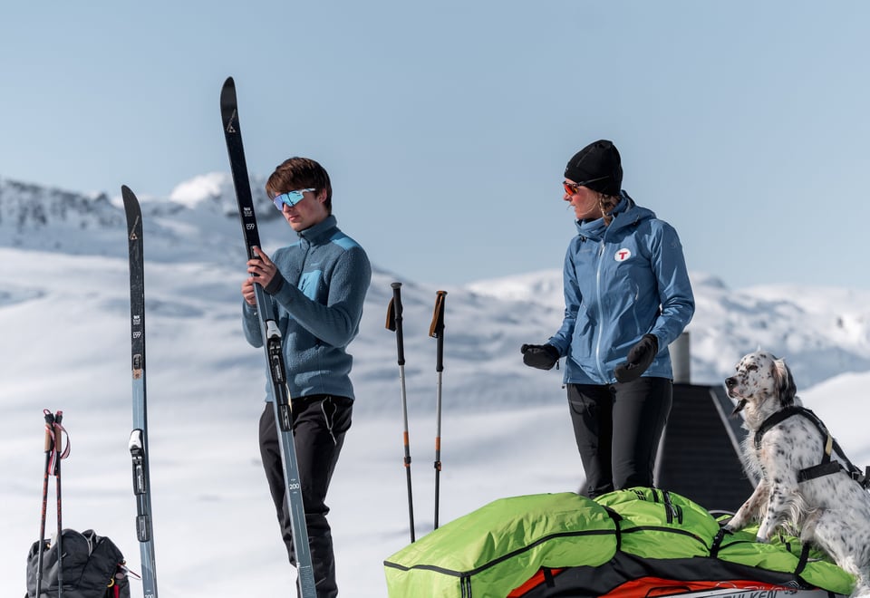 Aktivitetsbilder fra Haukeliseter vinteren 2022.