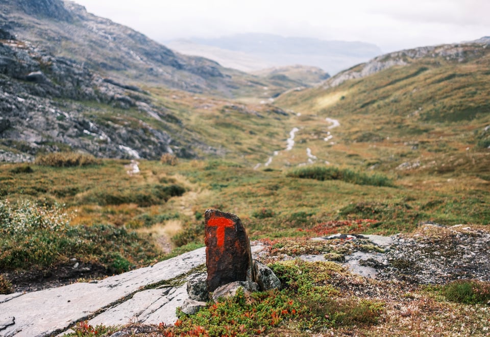 Bilder fra stien mellom Bleskestadmoen og Jonstølen i Suldalsheiene. Høstfarger, høst, støl, seter, Ryfylke. Rød T.