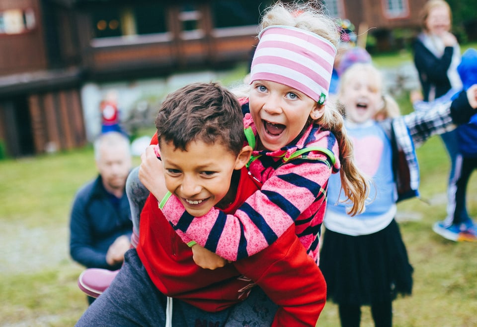 Barnas turlag med familicamp på Sota sæter i Juli 2015.