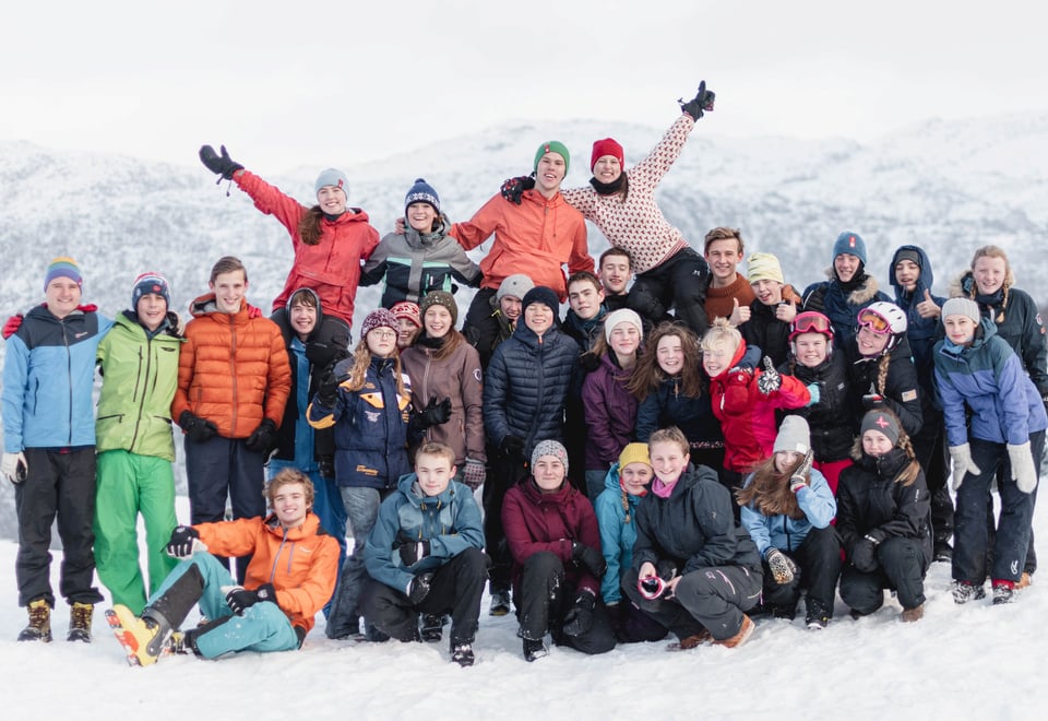 Førjulstur med DNT ung Stavanger til Ådneram i desember 2019.