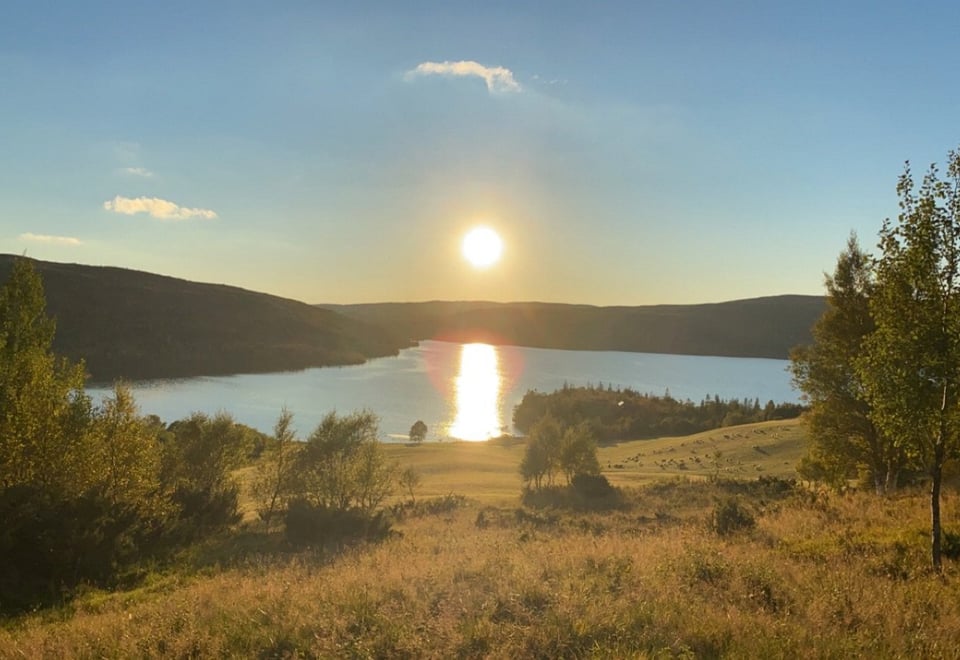 Hytta Harravolden på Fosen.