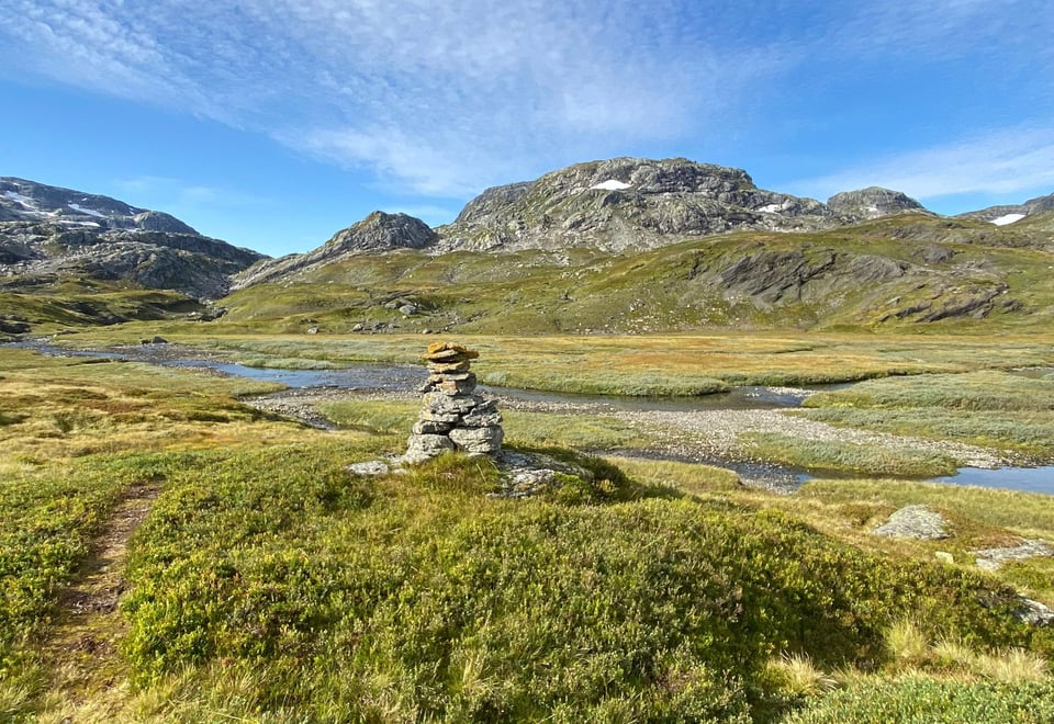 På tur fra Haukeliseter til Kvanndalen og Holmavann, første helgen i september 2023.