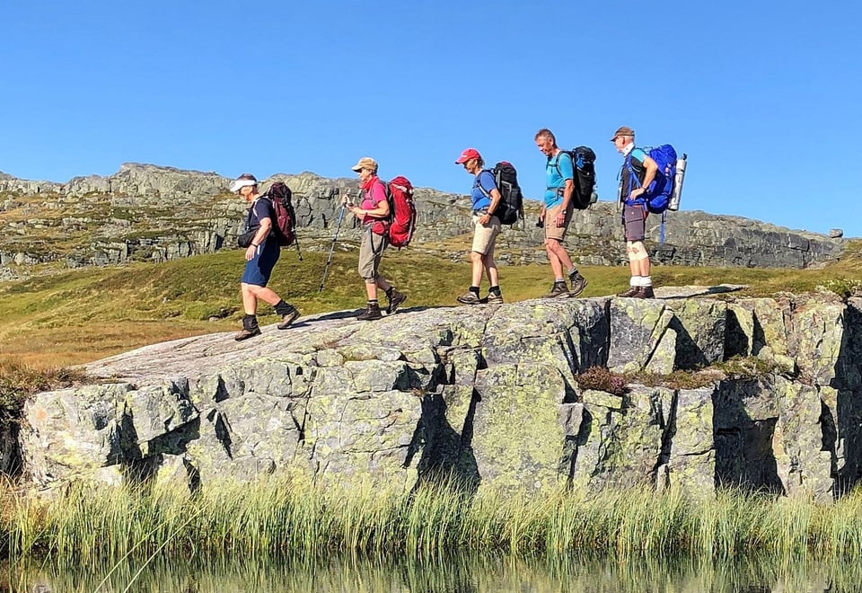 Fellestur til Melands Grønahei, Fjellsenden og ned via Ritlandstjødna.