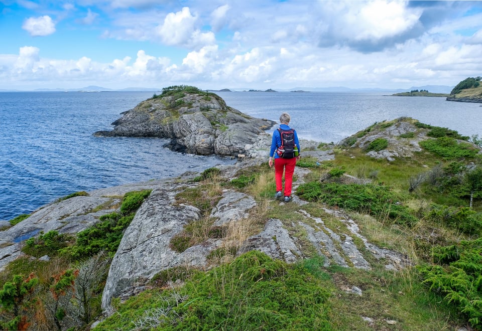 Kysttur langs Finnøy i Ryfylke.