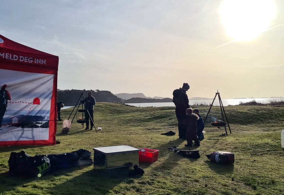 Kom deg ut-dagen ved Skadbersanden i Egersund, vinteren 2023.