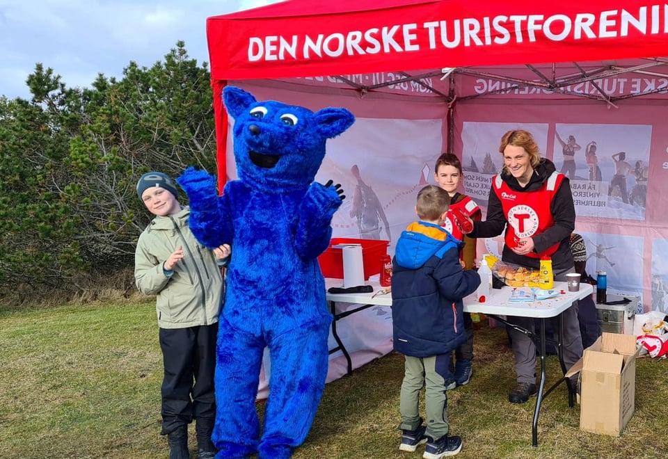 Kom deg ut-dagen ved Skadbersanden i Egersund, vinteren 2023.