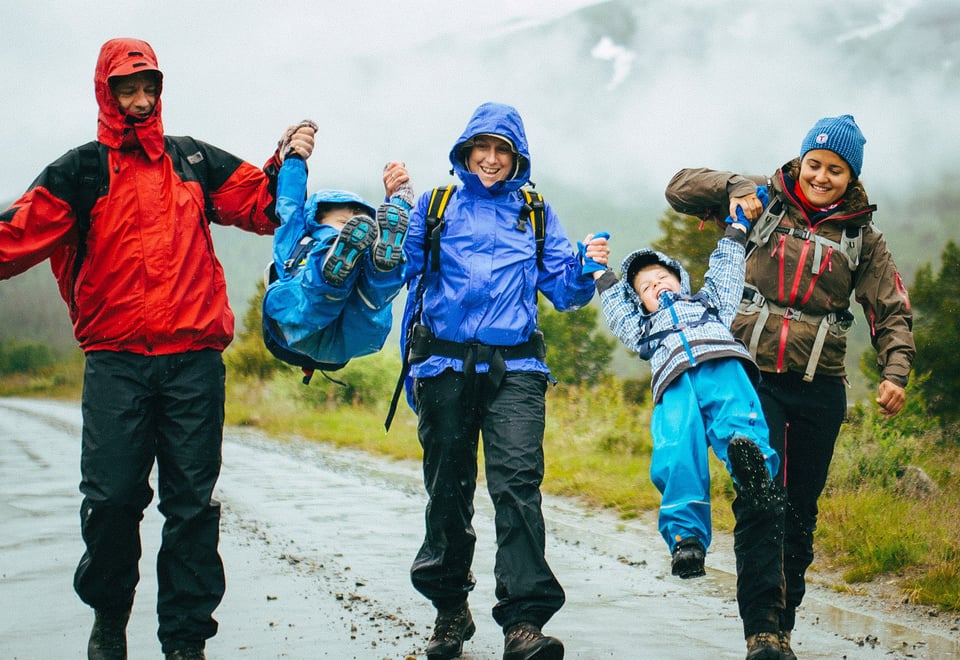 Barnas turlag med familicamp på Sota sæter i Juli 2015. 