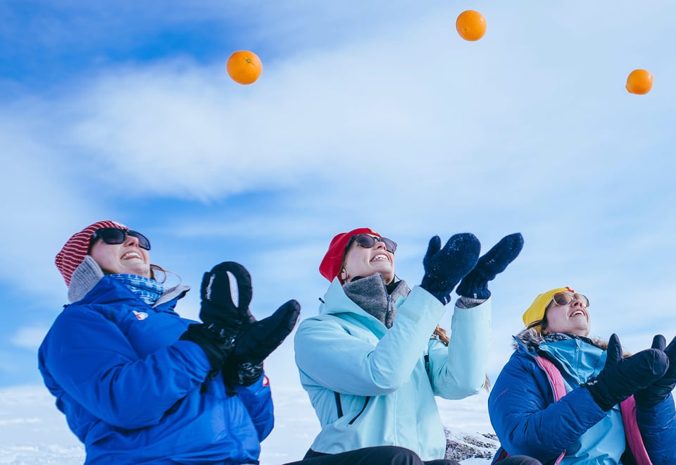 DNTs påskeinformasjon på Kalhovd 2018. 