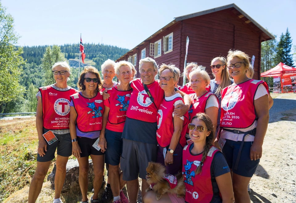 150-årsmarkering på Krokan, DNTs første hytte.