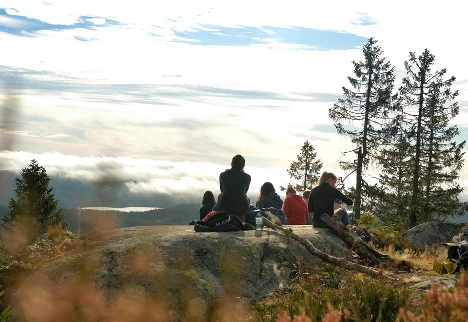 Bilder fra Nordmarka på langs med DNT ung Oslo. 

Tatt av frivillig i fotogruppa til DNT ung Oslo.
