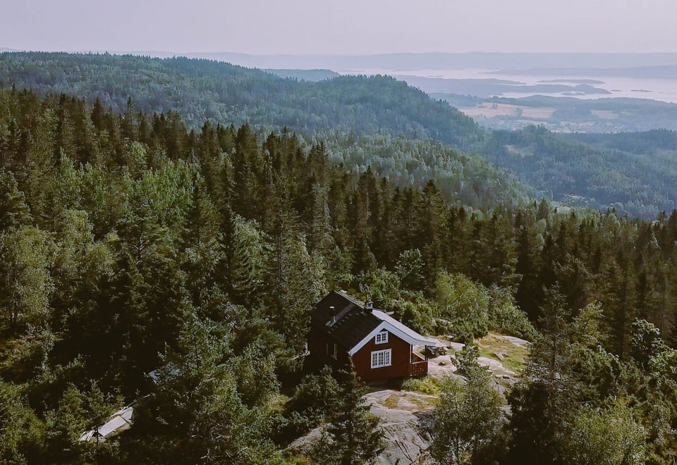 Hovdehytta i Vestmarka