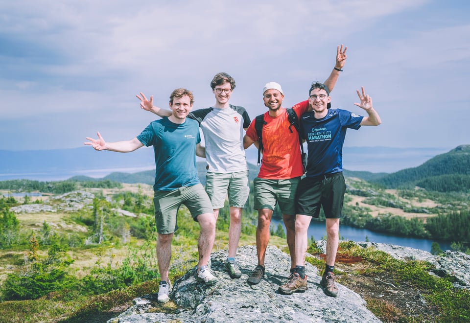 Topp 7 i Bymarka utenfor Trondheim. 