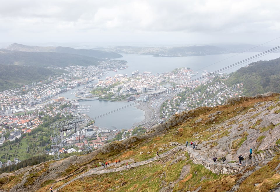 Ulriken, 7-fjellsturen 28. mai 2023.