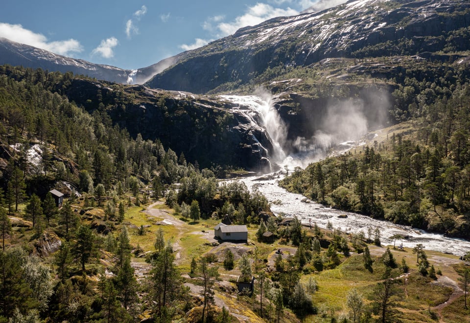 Nykkjesøyfossen i Husedalen