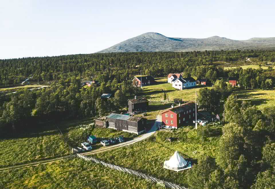 Hytte i kulturlandskap
