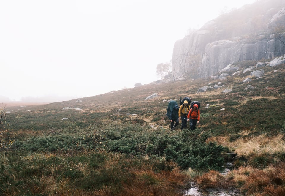 Telttur til Solheimstjørna i Årdalsheiane i Ryfylke.
