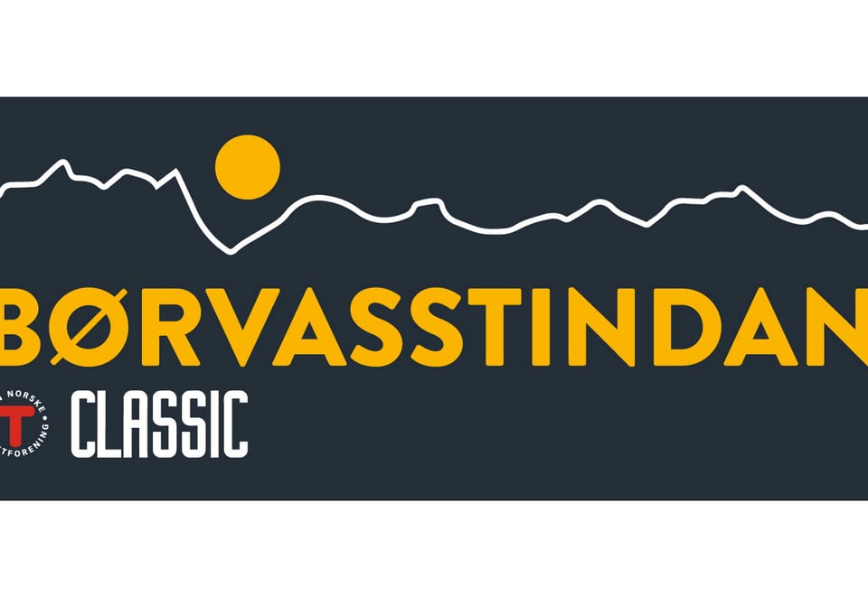 Logo Børvasstindan Classic svart og gul