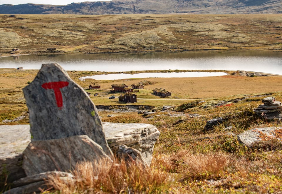 Orkelsjøhytta september 2023.