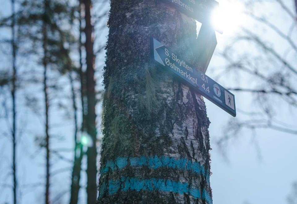 Befaring på Sandbakken Sportsstue. Her skal nasjonalparken i Østmarka åpnes 25.mai 2024