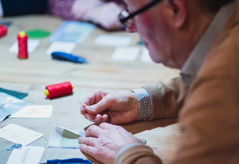 Bilder fra kurs på Returen Syverksted i 2025