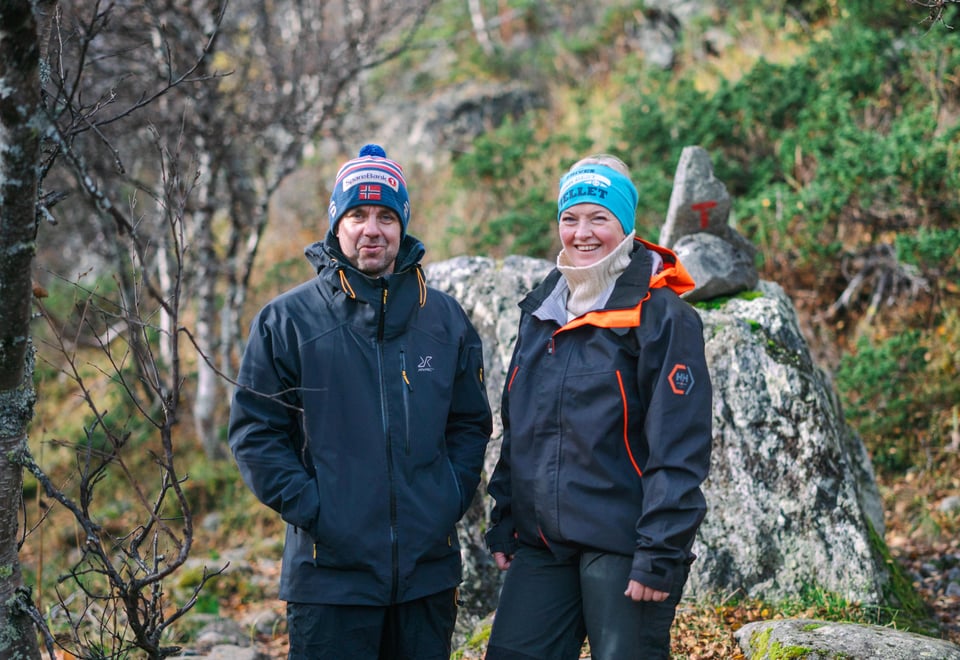 Nye bestyrere Rondvassbu: Helge og Bodil.